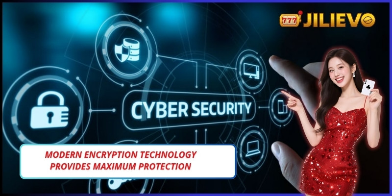 Modern encryption technology provides maximum protection