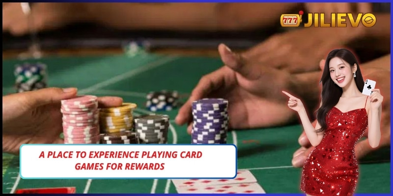 A place to experience playing card games for rewards that are attractive and fair