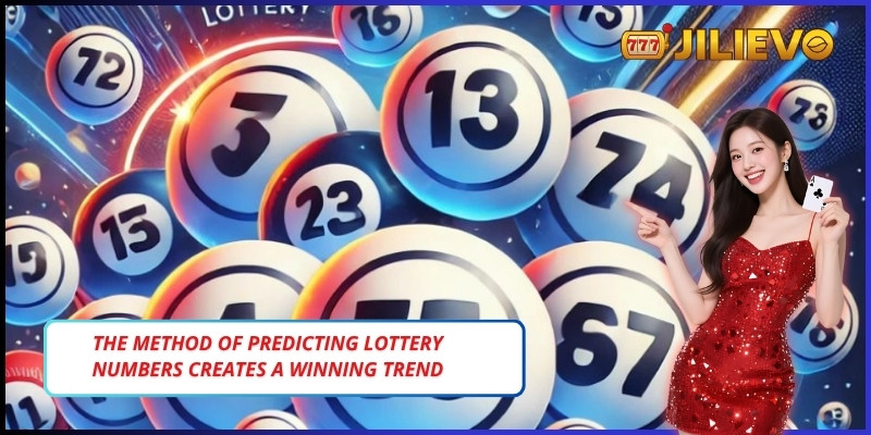 The method of predicting lottery numbers creates a winning trend