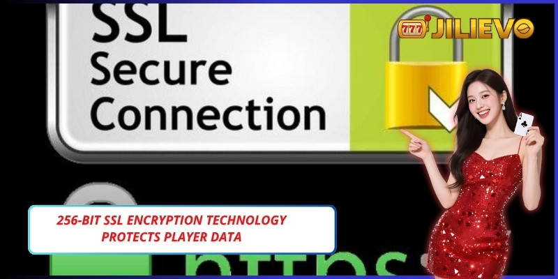 256-bit SSL encryption technology protects player data