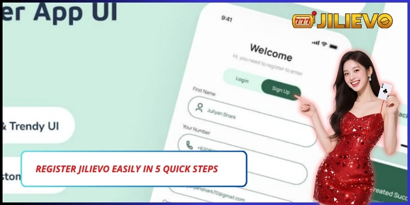 Register Jilievo easily in 5 quick steps