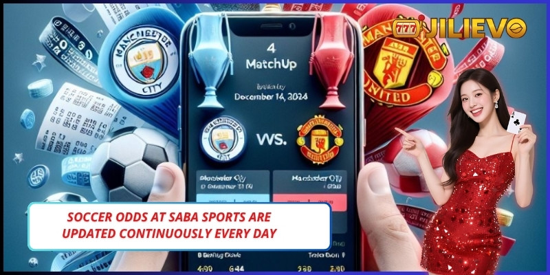 Soccer odds at Saba sports are updated continuously every day