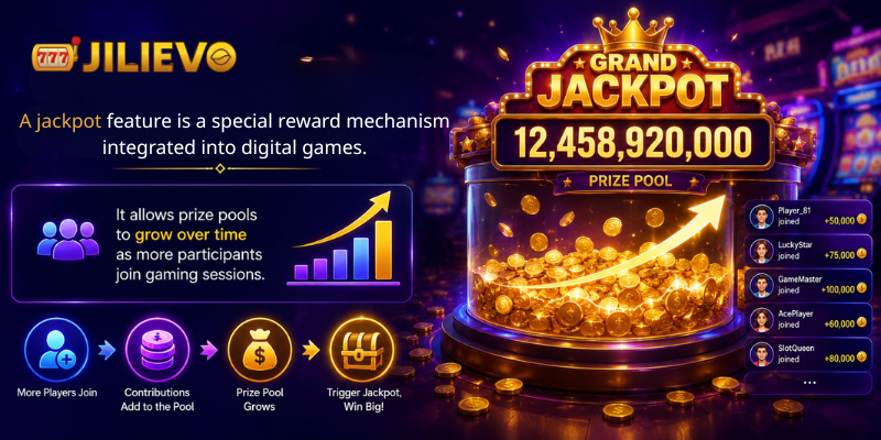 A jackpot feature is a special reward mechanism integrated into digital games.